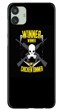 Winner Winner Chicken Dinner Mobile Back Case for Samsung Galaxy M13 5G  (Design - 147)