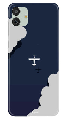 Clouds Plane Mobile Back Case for Samsung Galaxy M13 5G (Design - 165)