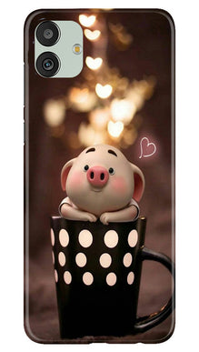 Cute Bunny Mobile Back Case for Samsung Galaxy M13 5G (Design - 182)