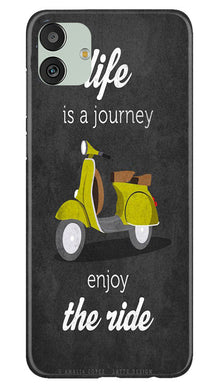 Life is a Journey Mobile Back Case for Samsung Galaxy M13 5G (Design - 230)