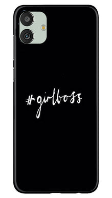#GirlBoss Mobile Back Case for Samsung Galaxy M13 5G (Design - 235)