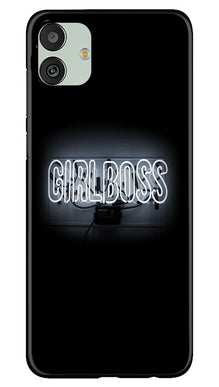 Girl Boss Black Mobile Back Case for Samsung Galaxy M13 5G (Design - 237)