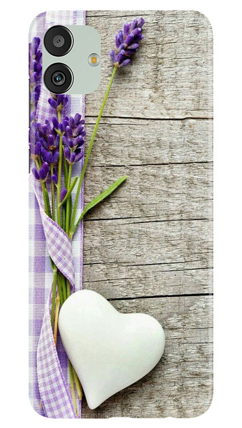 White Heart Case for Samsung Galaxy M13 5G (Design No. 260)