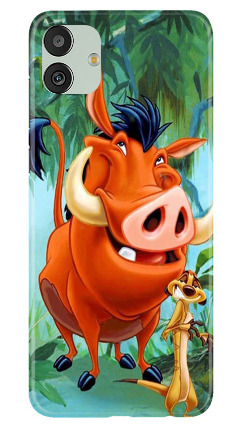 Timon and Pumbaa Mobile Back Case for Samsung Galaxy M13 5G (Design - 267)