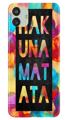 Hakuna Matata Mobile Back Case for Samsung Galaxy M13 5G (Design - 285)