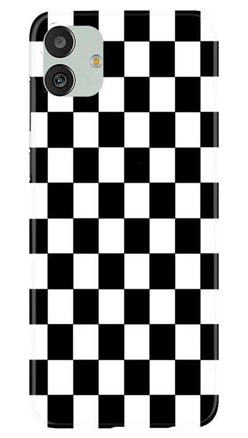 Black White Boxes Mobile Back Case for Samsung Galaxy M13 5G (Design - 331)