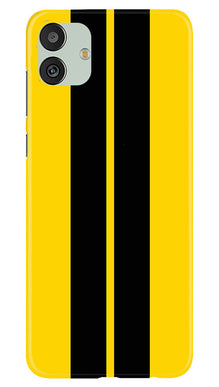 Black Yellow Pattern Mobile Back Case for Samsung Galaxy M13 5G (Design - 336)