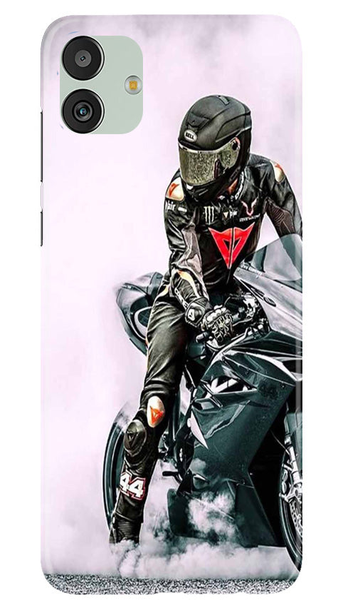 Biker Mobile Back Case for Samsung Galaxy M13 5G (Design - 342)