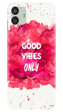 Good Vibes Only Mobile Back Case for Samsung Galaxy M13 5G (Design - 351)