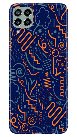 Line Art Baground Case for Samsung Galaxy M33 5G