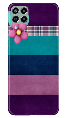 Purple Blue Mobile Back Case for Samsung Galaxy M33 5G (Design - 37)