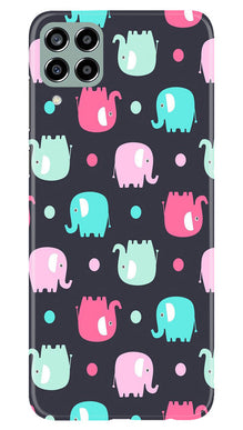 Elephant Baground Mobile Back Case for Samsung Galaxy M33 5G (Design - 44)