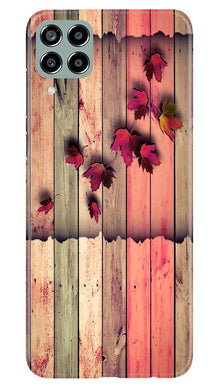 Wooden look2 Mobile Back Case for Samsung Galaxy M33 5G (Design - 56)