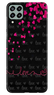 Love in Air Mobile Back Case for Samsung Galaxy M33 5G (Design - 89)