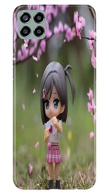 Cute Girl Mobile Back Case for Samsung Galaxy M33 5G (Design - 92)