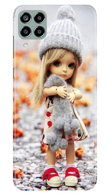 Cute Doll Mobile Back Case for Samsung Galaxy M33 5G (Design - 93)