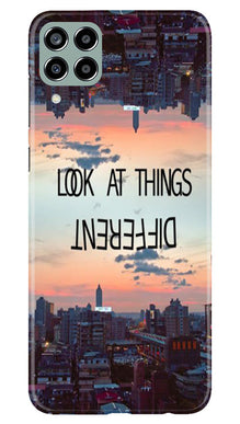 Look at things different Mobile Back Case for Samsung Galaxy M33 5G (Design - 99)