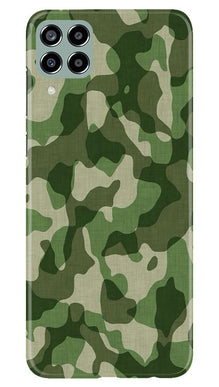 Army Camouflage Mobile Back Case for Samsung Galaxy M33 5G  (Design - 106)