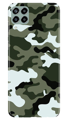 Army Camouflage Mobile Back Case for Samsung Galaxy M33 5G  (Design - 108)