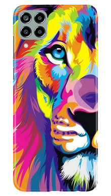 Colorful Lion Mobile Back Case for Samsung Galaxy M33 5G  (Design - 110)