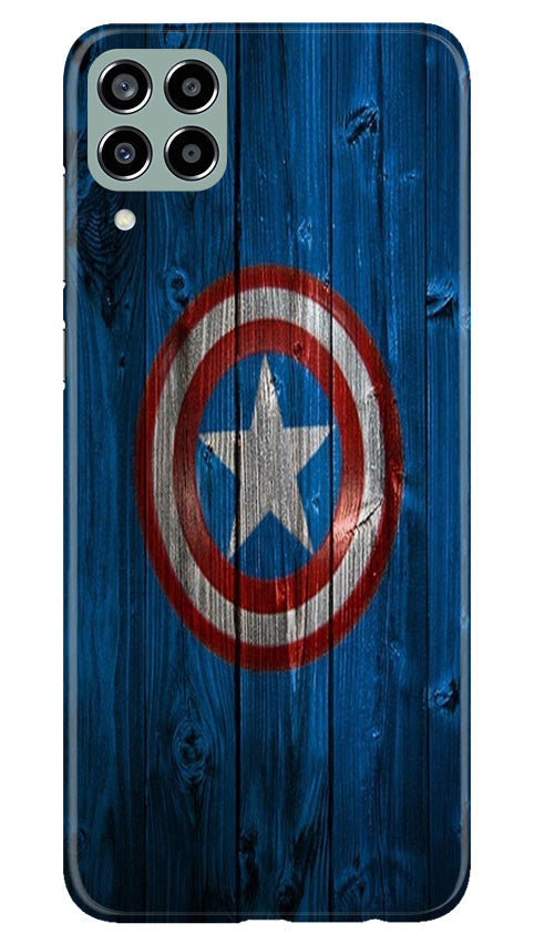 Captain America Superhero Case for Samsung Galaxy M33 5G  (Design - 118)