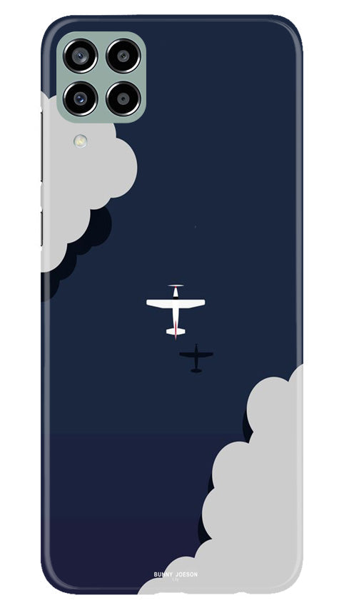 Clouds Plane Case for Samsung Galaxy M33 5G (Design - 165)
