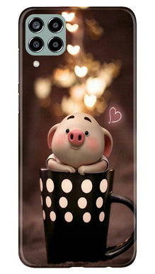 Cute Bunny Mobile Back Case for Samsung Galaxy M33 5G (Design - 182)