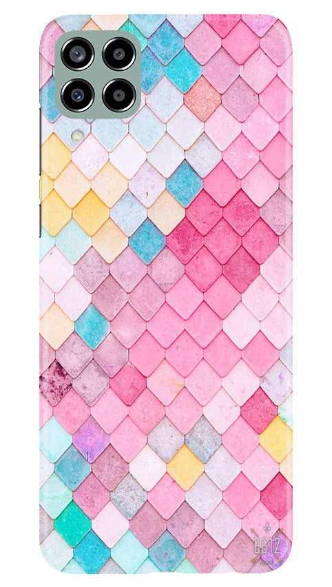 Pink Pattern Case for Samsung Galaxy M33 5G (Design No. 184)