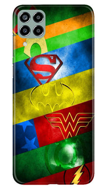 Superheros Logo Mobile Back Case for Samsung Galaxy M33 5G (Design - 220)