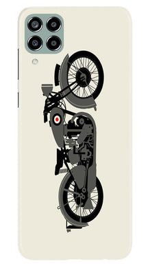 MotorCycle Mobile Back Case for Samsung Galaxy M33 5G (Design - 228)