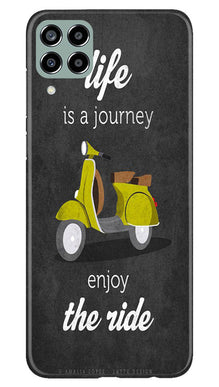 Life is a Journey Mobile Back Case for Samsung Galaxy M33 5G (Design - 230)