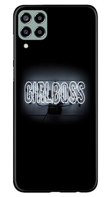 Girl Boss Black Mobile Back Case for Samsung Galaxy M33 5G (Design - 237)