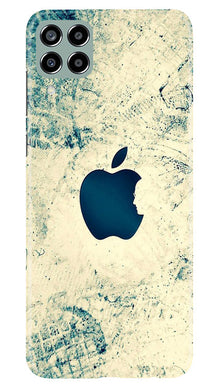 Apple Logo Mobile Back Case for Samsung Galaxy M33 5G (Design - 251)