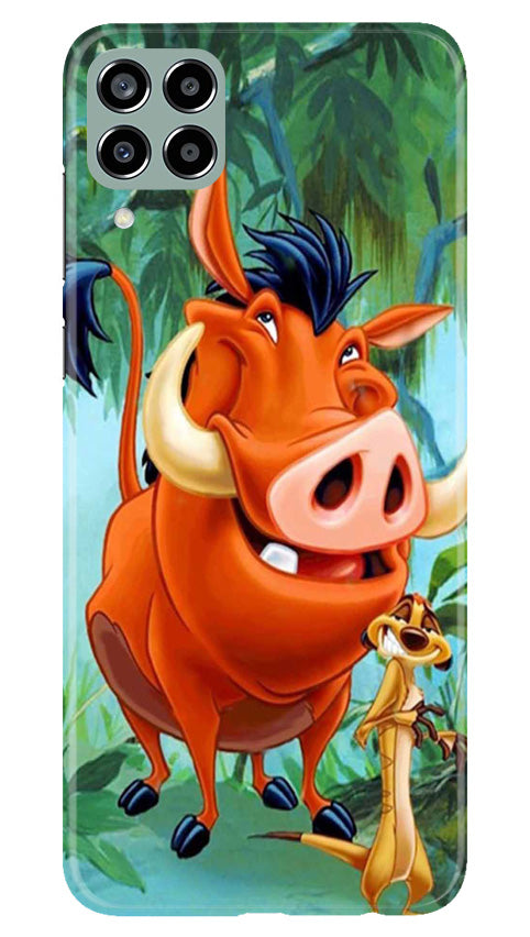 Timon and Pumbaa Mobile Back Case for Samsung Galaxy M33 5G (Design - 267)