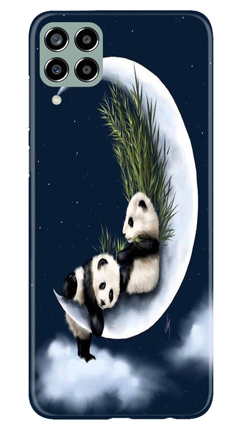 Panda Moon Mobile Back Case for Samsung Galaxy M33 5G (Design - 280)