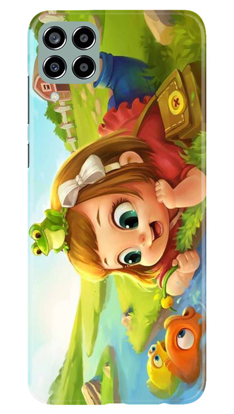 Baby Girl Mobile Back Case for Samsung Galaxy M33 5G (Design - 301)