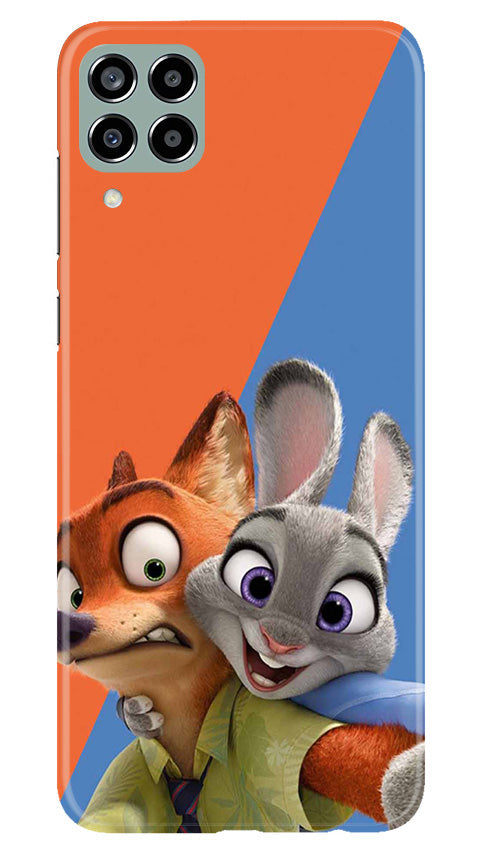 Cartoon Mobile Back Case for Samsung Galaxy M33 5G (Design - 306)