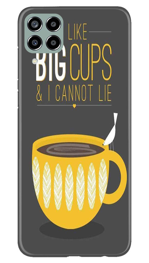 Big Cups Coffee Mobile Back Case for Samsung Galaxy M33 5G (Design - 312)