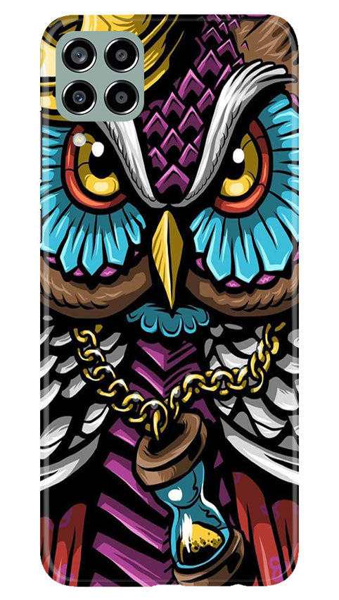 Owl Mobile Back Case for Samsung Galaxy M33 5G (Design - 318)