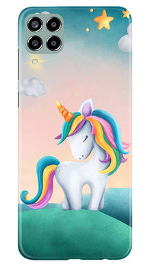 Unicorn Mobile Back Case for Samsung Galaxy M33 5G (Design - 325)