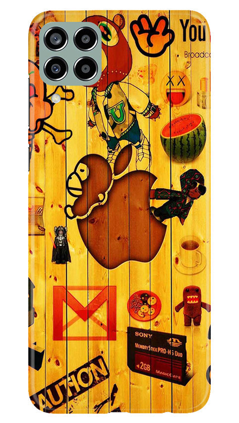 Wooden Texture Mobile Back Case for Samsung Galaxy M33 5G (Design - 326)