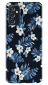 White flowers Blue Background2 Case for Samsung Galaxy M52 5G