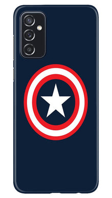 Captain America Mobile Back Case for Samsung Galaxy M52 5G (Design - 42)