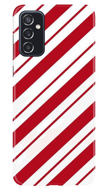 Red White Mobile Back Case for Samsung Galaxy M52 5G (Design - 44)