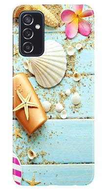 Sea Shells Mobile Back Case for Samsung Galaxy M52 5G (Design - 63)