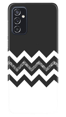Black white Pattern2Mobile Back Case for Samsung Galaxy M52 5G (Design - 83)