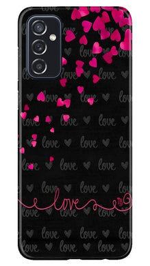 Love in Air Mobile Back Case for Samsung Galaxy M52 5G (Design - 89)