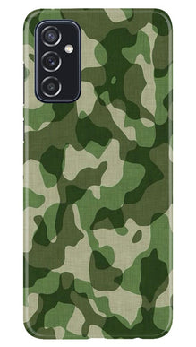 Army Camouflage Mobile Back Case for Samsung Galaxy M52 5G  (Design - 106)