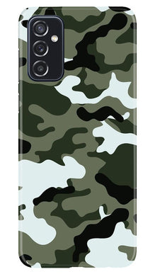 Army Camouflage Mobile Back Case for Samsung Galaxy M52 5G  (Design - 108)