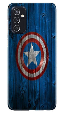 Captain America Superhero Mobile Back Case for Samsung Galaxy M52 5G  (Design - 118)